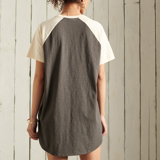 Superdry Γυναικείο φόρεμα Cali Surf Raglan T-Shirt Dress